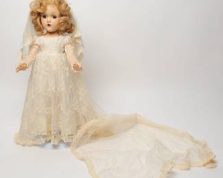 Antique Madam Alexander 1930-40s Bride