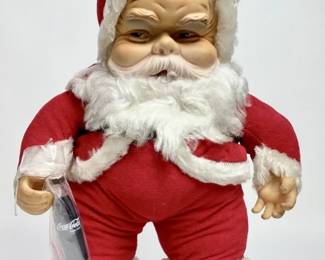 1950's Coca Cola Rushton Plush Santa Claus 16"