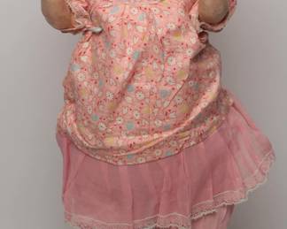 Rare 1920's Metropolitan Composite Doll 27"