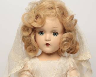 Antique Madam Alexander 1930-40s Bride