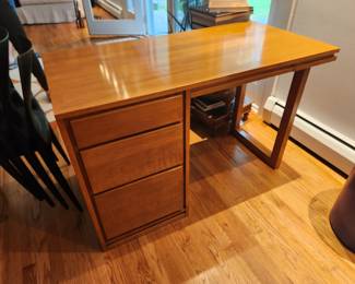 Russel Wright fir Conant Ball desk inv 110A