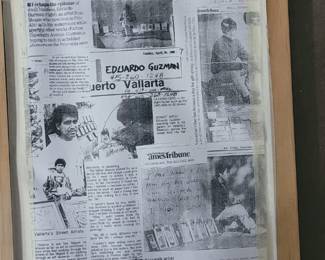 Street Artist Eduardo Guzman original laser print, hand signed and dated August 12, 2018