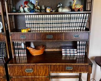 Campaigner desk &  shelf unit