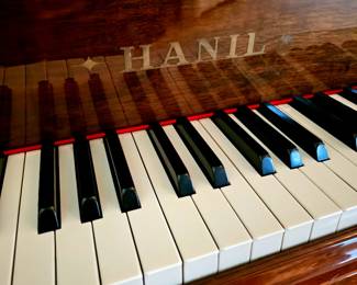 Gorgeous Hanil Grand Piano with Installed QRS Pianomation Player Piano System. #hanilgrandpiano