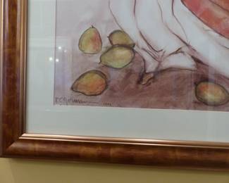 Framed Gorman poster