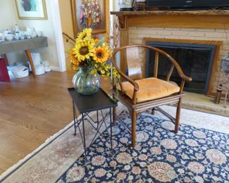 Vintage Asian accent chair