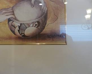 Framed Gorman poster