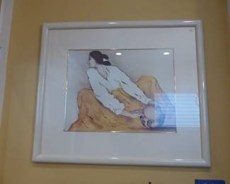 Framed Gorman poster