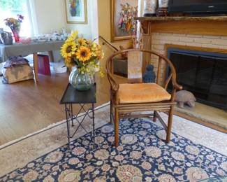 Vintage Asian accent chair