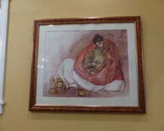 Framed Gorman poster