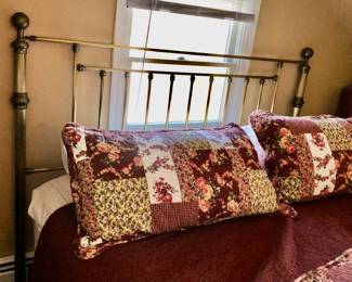 King Size Brass Headboard