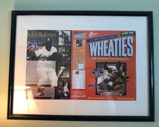 Jackie Robinson Framed Art