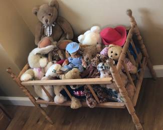 Doll Crib & Teddy Bears 🧸 