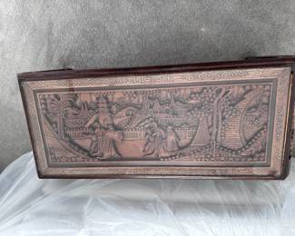 Carved Wood Coffee Table