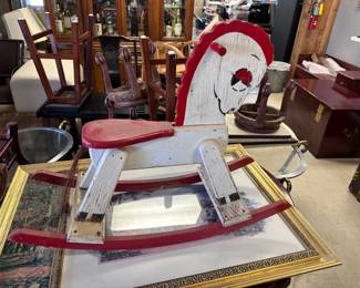 Wood Rocking Horse