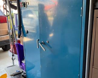 Blue Metal Storage cabinet