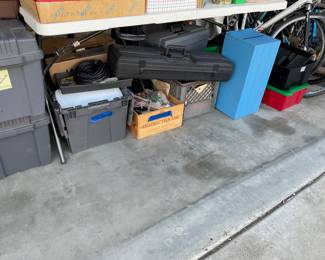 Storage containers, household and garage things