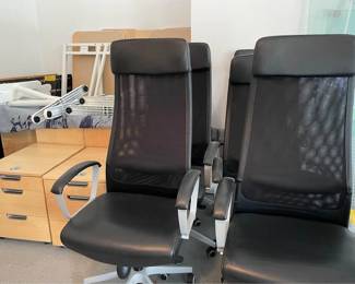 3 IKEA office chairs - I'd prefer to sell desks and chairs in pairs.