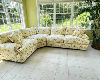 Century Floral Sectional Sofa