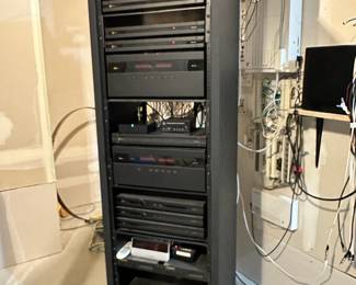 Equipment Rack - No equipment, just the rack; 78"H x 22"W (for 17" wide equipment) x 20"D