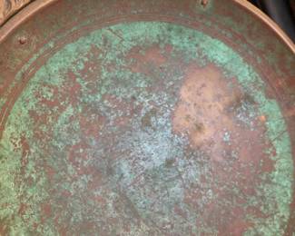 Vintage copper plate 