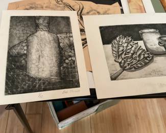 Small student art pieces