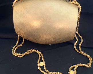 Gold-toned evening purse