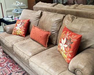 Another leather sofa