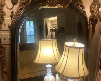 Extra large (setting on the floor) ornate mirror