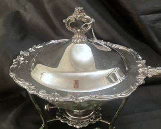Silverplate chafing dish