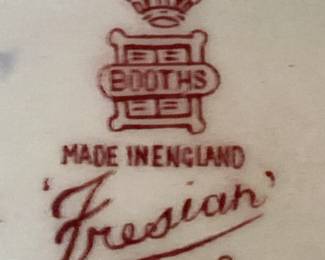 "Fresiah" -Booths china - Made in England