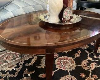 Baker Furniture - lovely oval coffee table