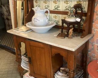 Antique wash stand