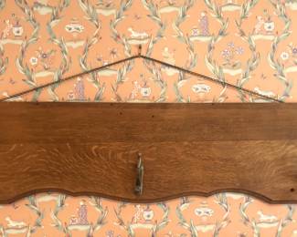 Antique hat rack