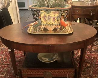 Oval table