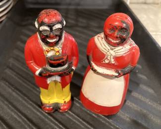 Black Americana salt & pepper