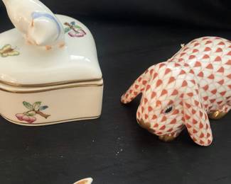 Hand-painted Hungarian Herend selections