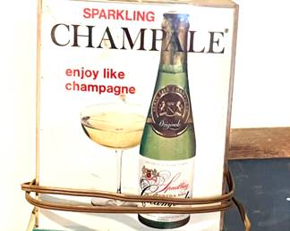 Light up "Champale" sign, still works