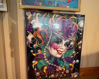 Assorted Vintage Mardi Gras posters