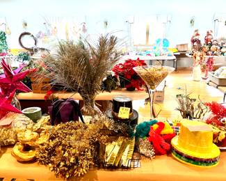 Assorted New Years Eve party favors