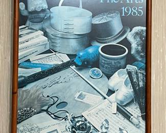 Vintage I Love NY Celebrate the Arts poster, 1985