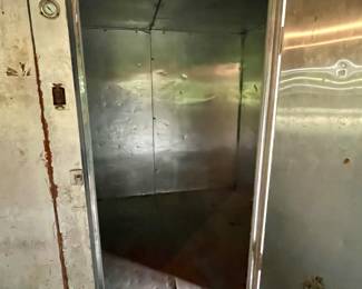 Walk in Refrigerator or Freezer.  This item will be sold, as is, for $1500.  It needs a new compressor to function, but it does still work.  