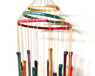 wooden wind chimes