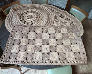 Vintage woven rugs/wall hangings