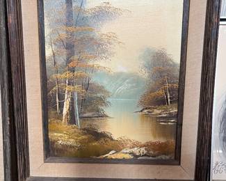 Signed painting by Cooper
