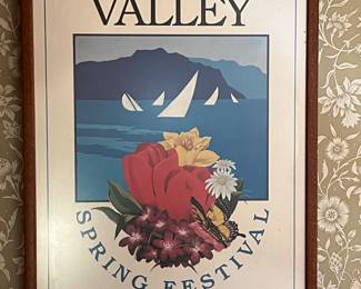 Vintage I love NY Hudson Valley Spring Festival poster, Spring 1990