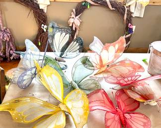 assorted over size butterflies