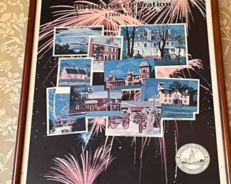 Vintage I Love NY, Columbia County Bicentennial, 1786-1986