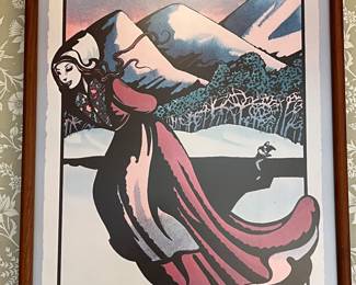 Vintage I Love NY Winter Festival poster from 1983-84