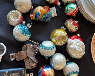 Vintage Christmas ornaments